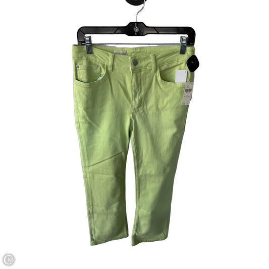 Jeans Straight By Pilcro In Green Denim, Size: 4l