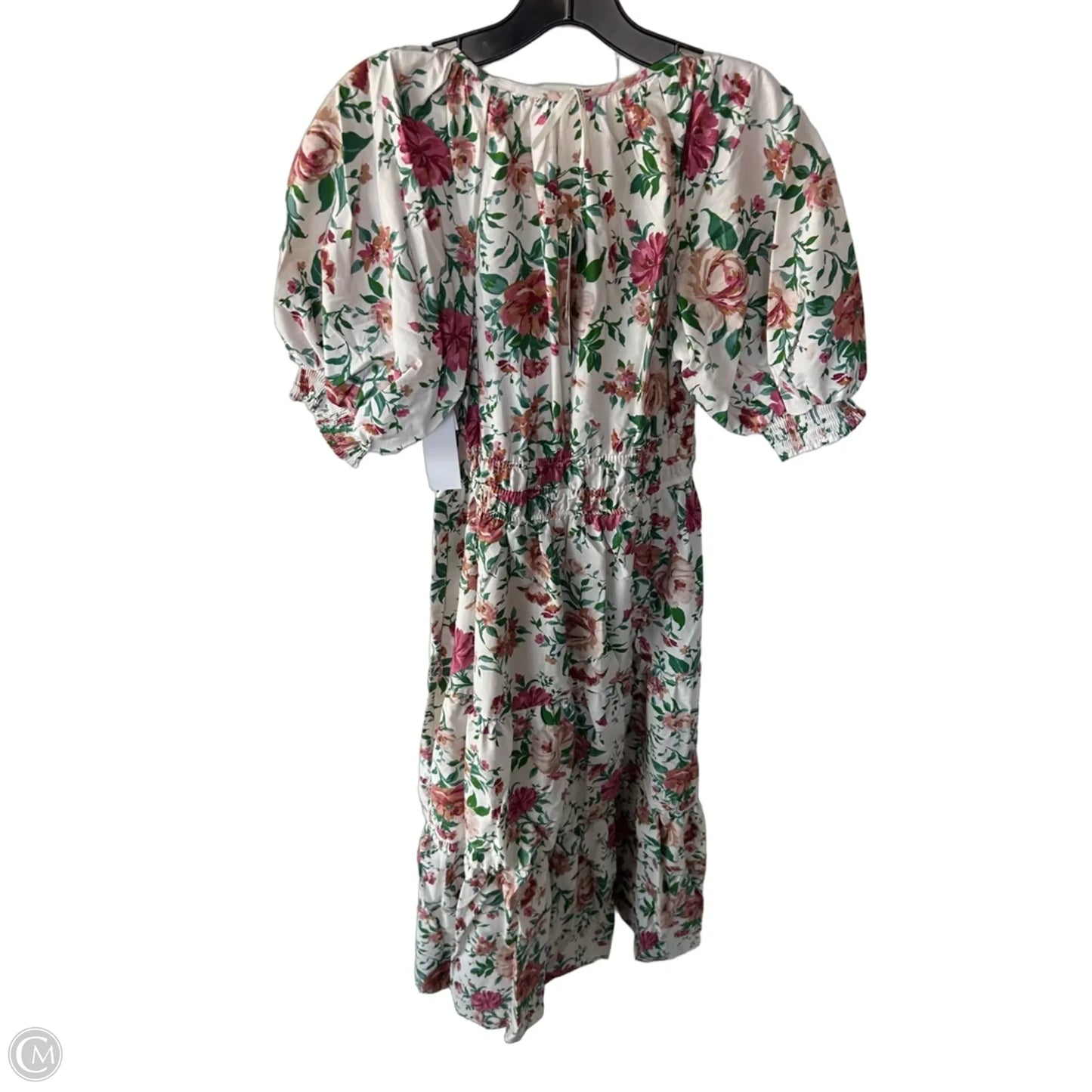 Dress Casual Maxi By Anthropologie In Green & Pink, Size: S