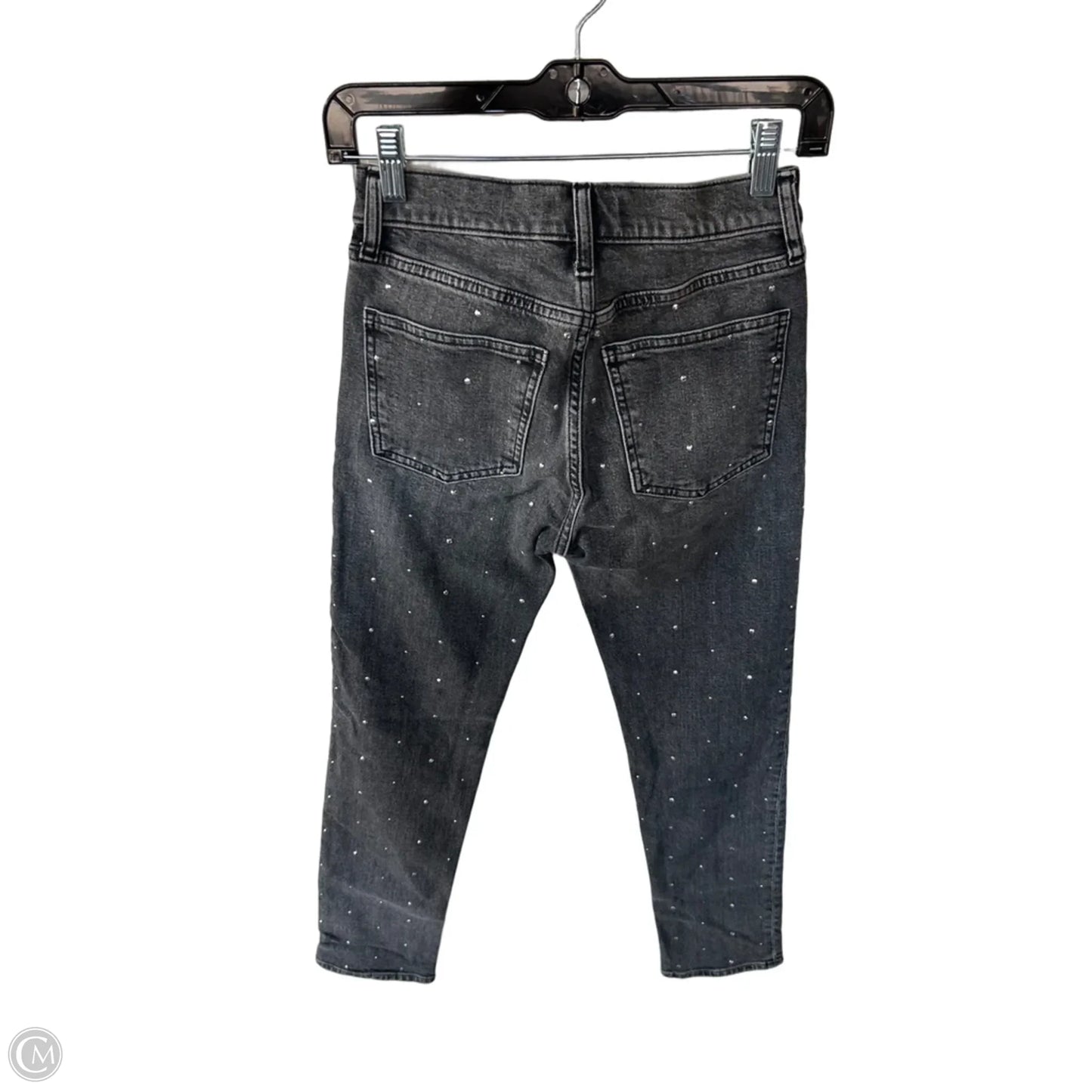 Jeans Straight By Gap In Grey Denim, Size: 0