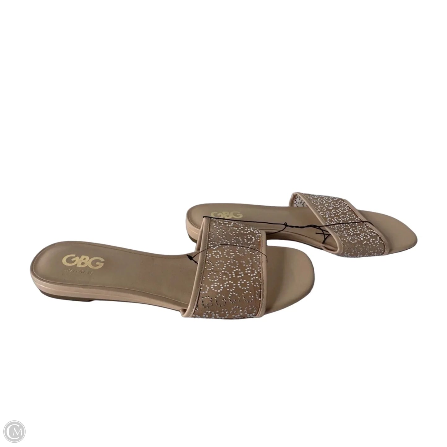 Sandals Flats By Clothes Mentor In Tan, Size: 10