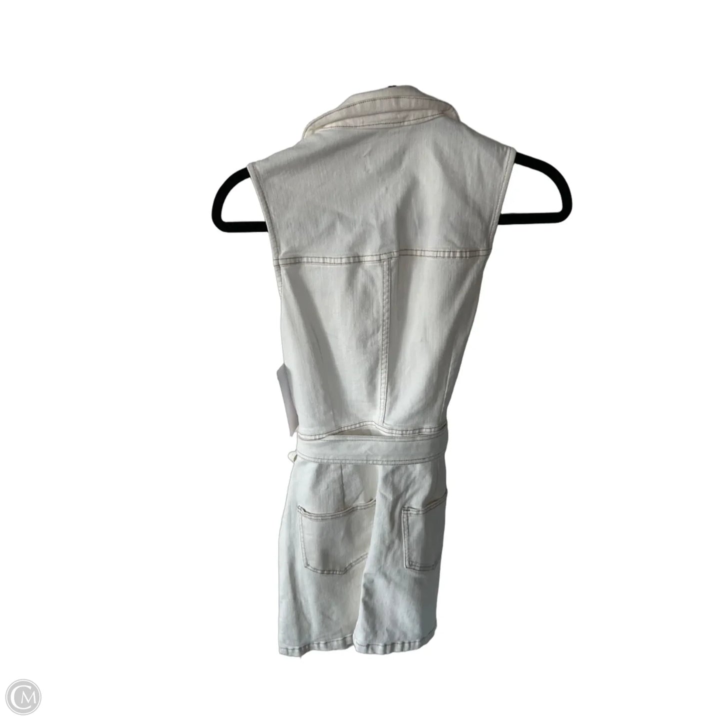 Dress Casual Short By Love Tree In Cream Denim, Size: S