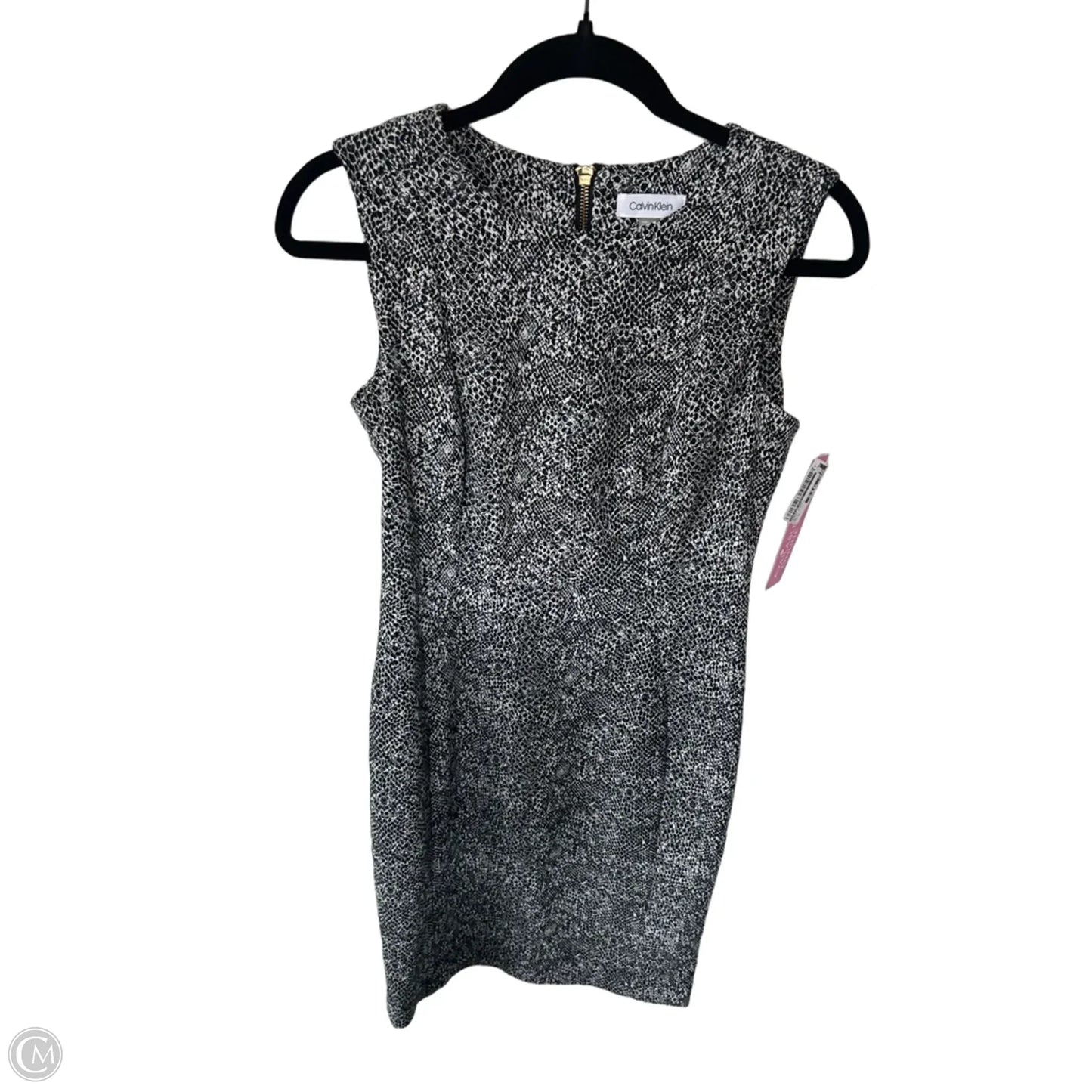 Dress Work By Calvin Klein In Black & White, Size: S