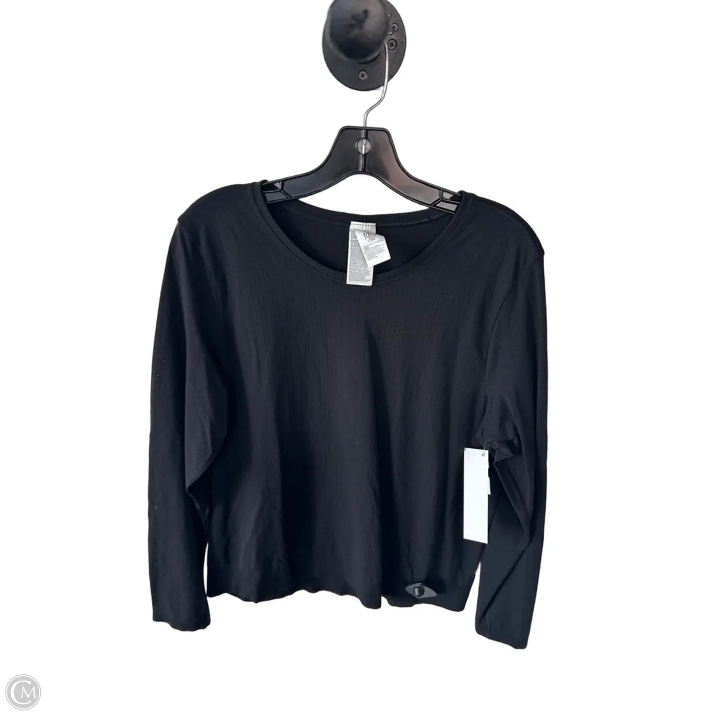 Athletic Top Long Sleeve Crewneck By Athleta In Black, Size: Xl