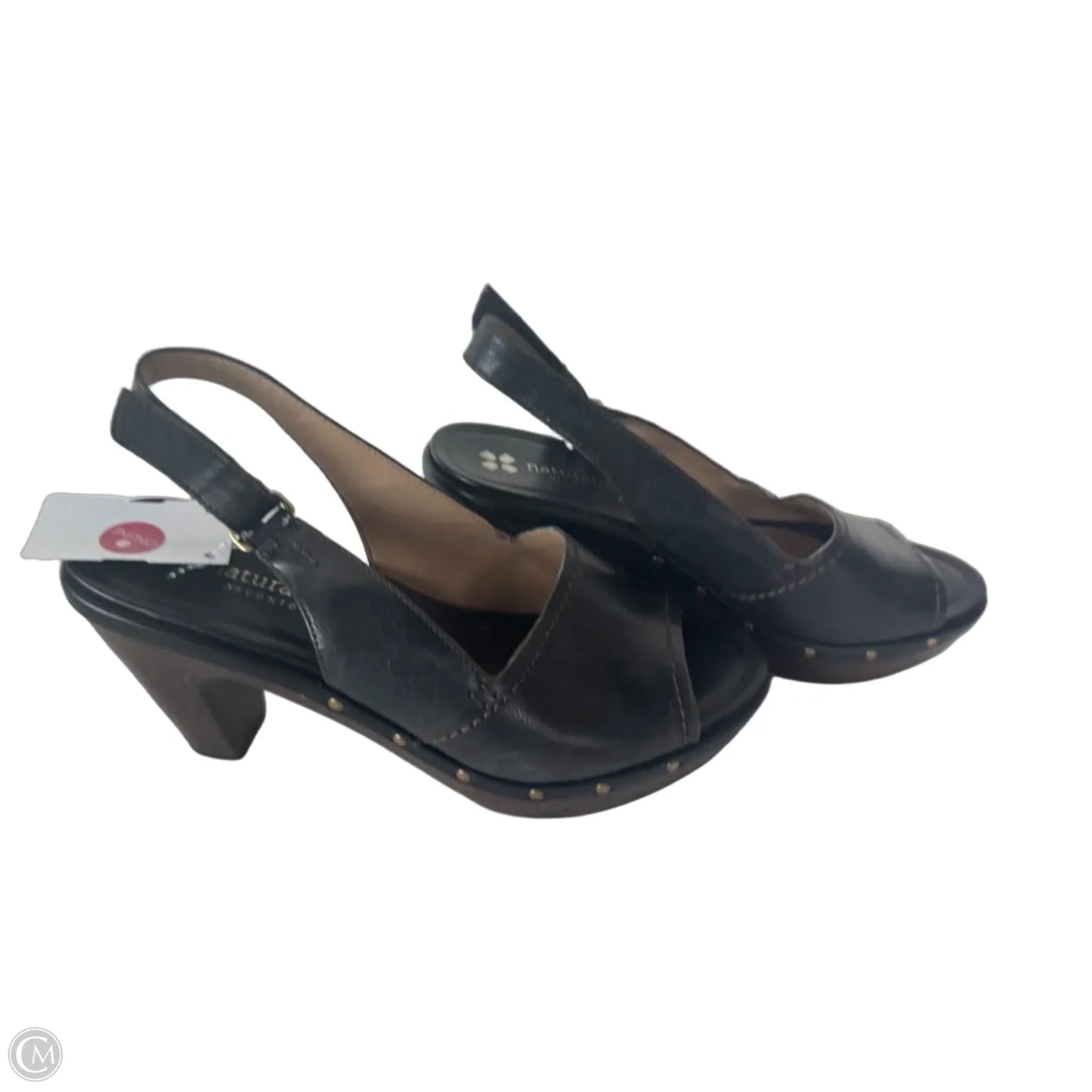Sandals Heels Block By Naturalizer In Black, Size: 6