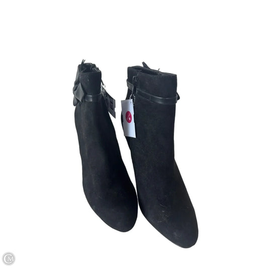 Boots Ankle Heels By Kelly And Katie In Black, Size: 6.5