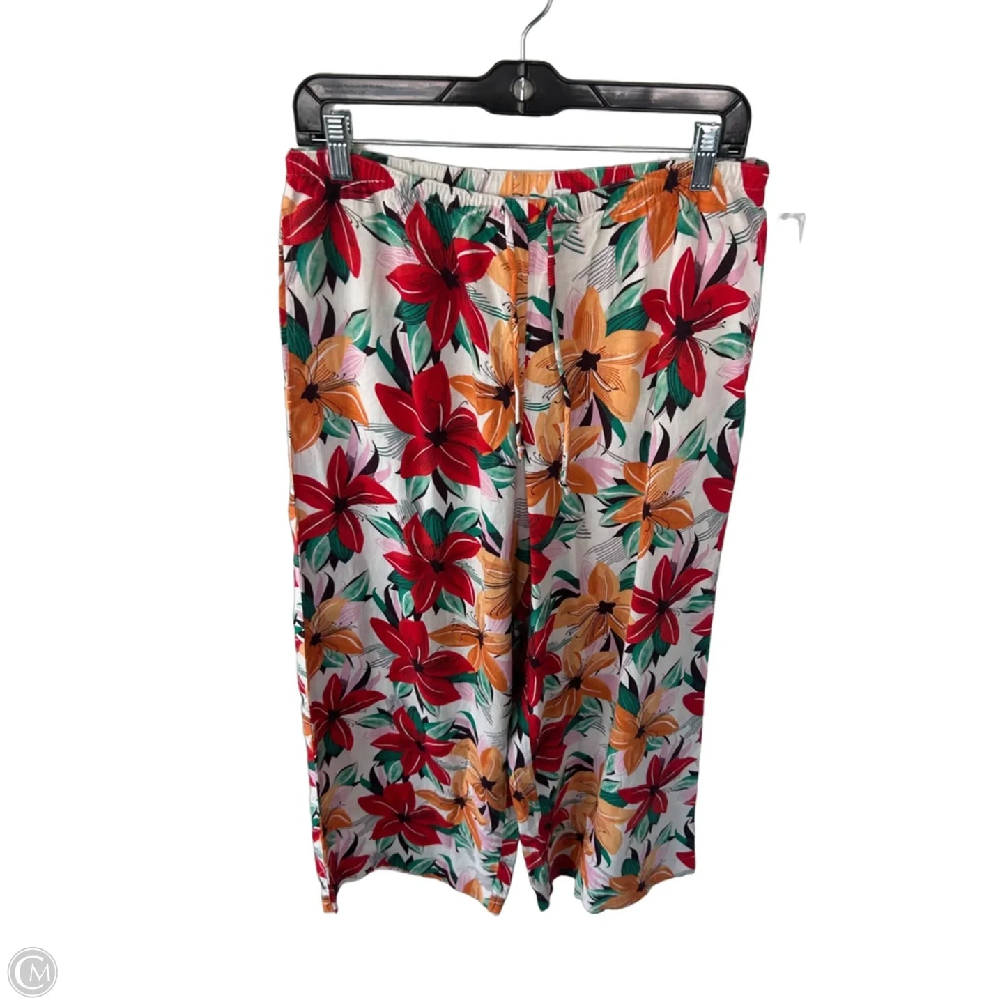 Pants Wide Leg By Tommy Hilfiger In Red & White, Size: 8