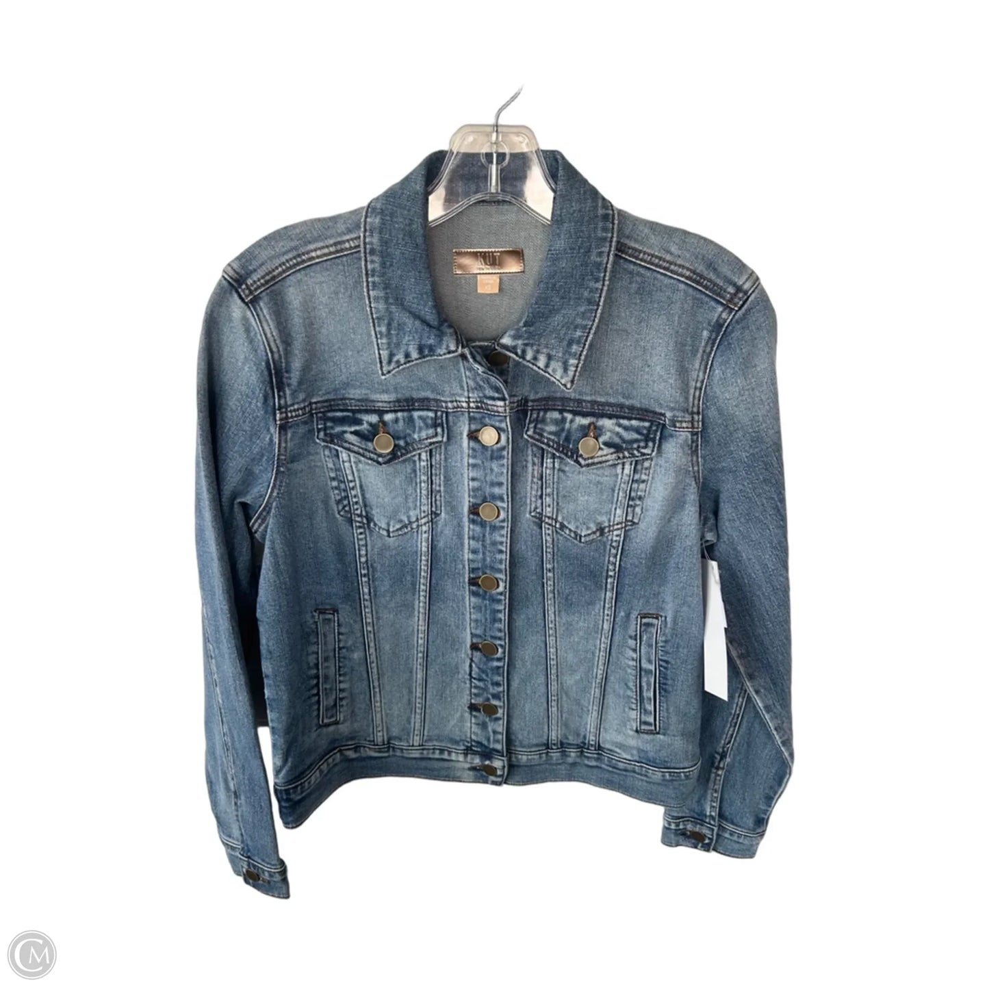 Jacket Denim By Kut In Blue Denim, Size: Xs