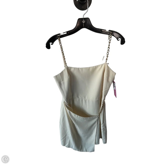 Dress Party Short By Amanda Uprichard In Cream, Size: S