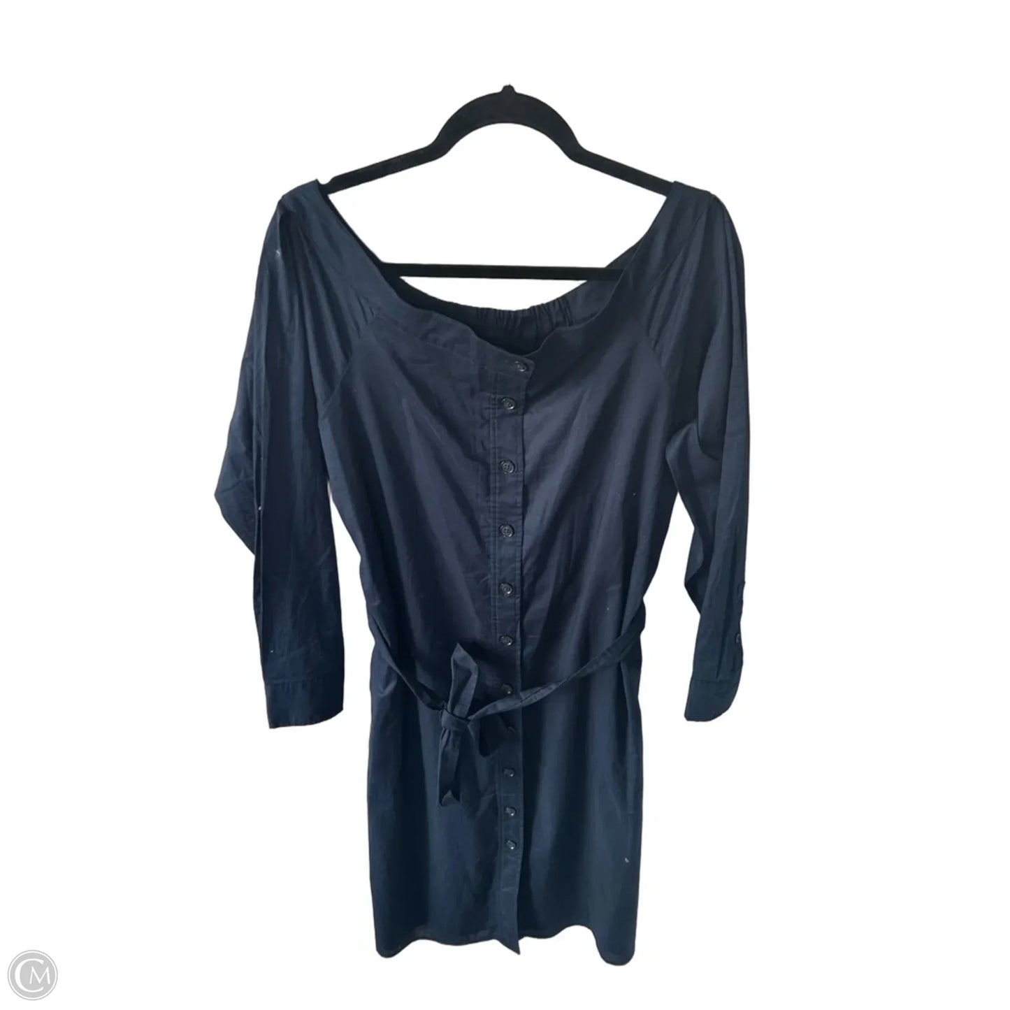 Dress Casual Midi By Banana Republic In Blue, Size: M