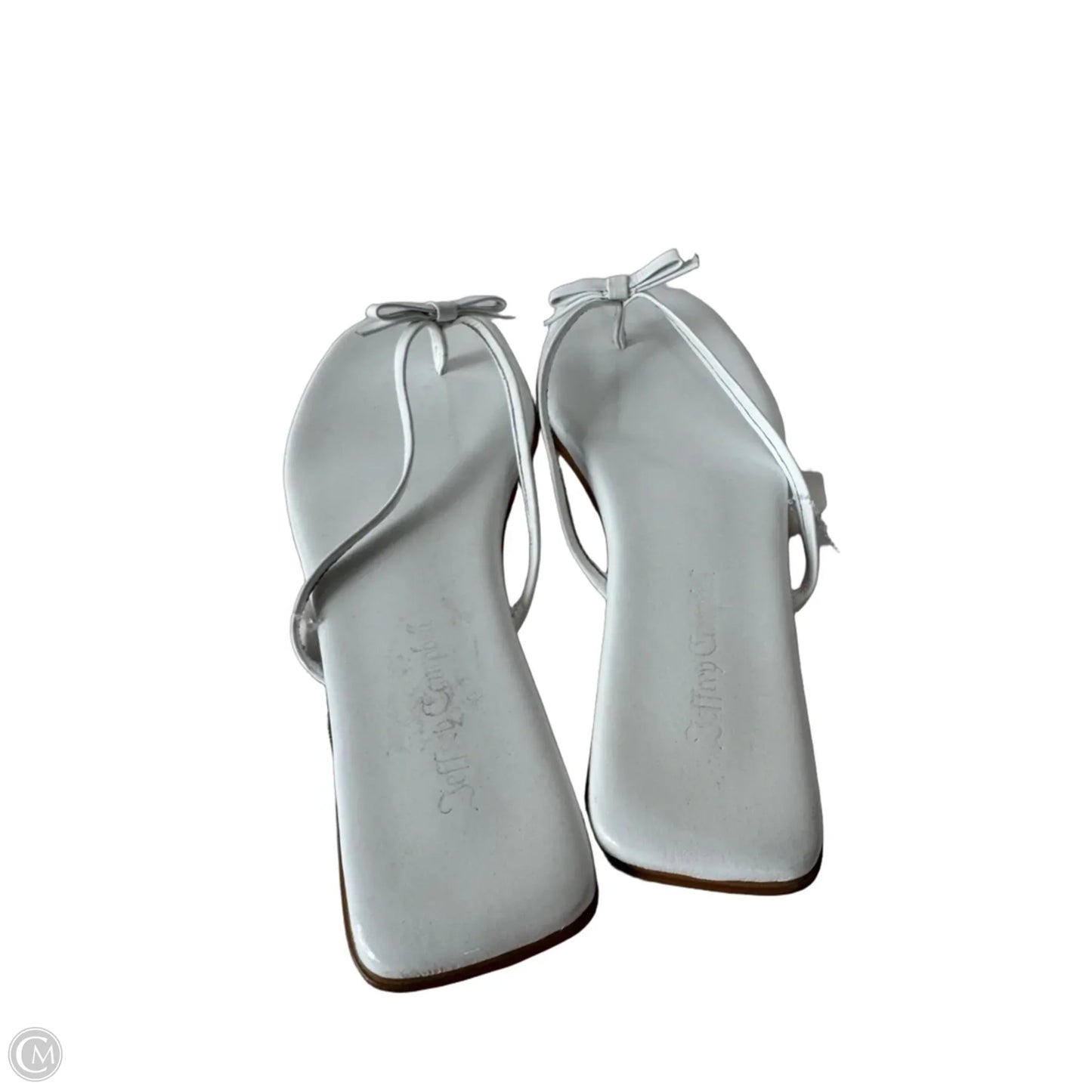 Sandals Flip Flops By Jeffrey Campbell In White, Size: 10
