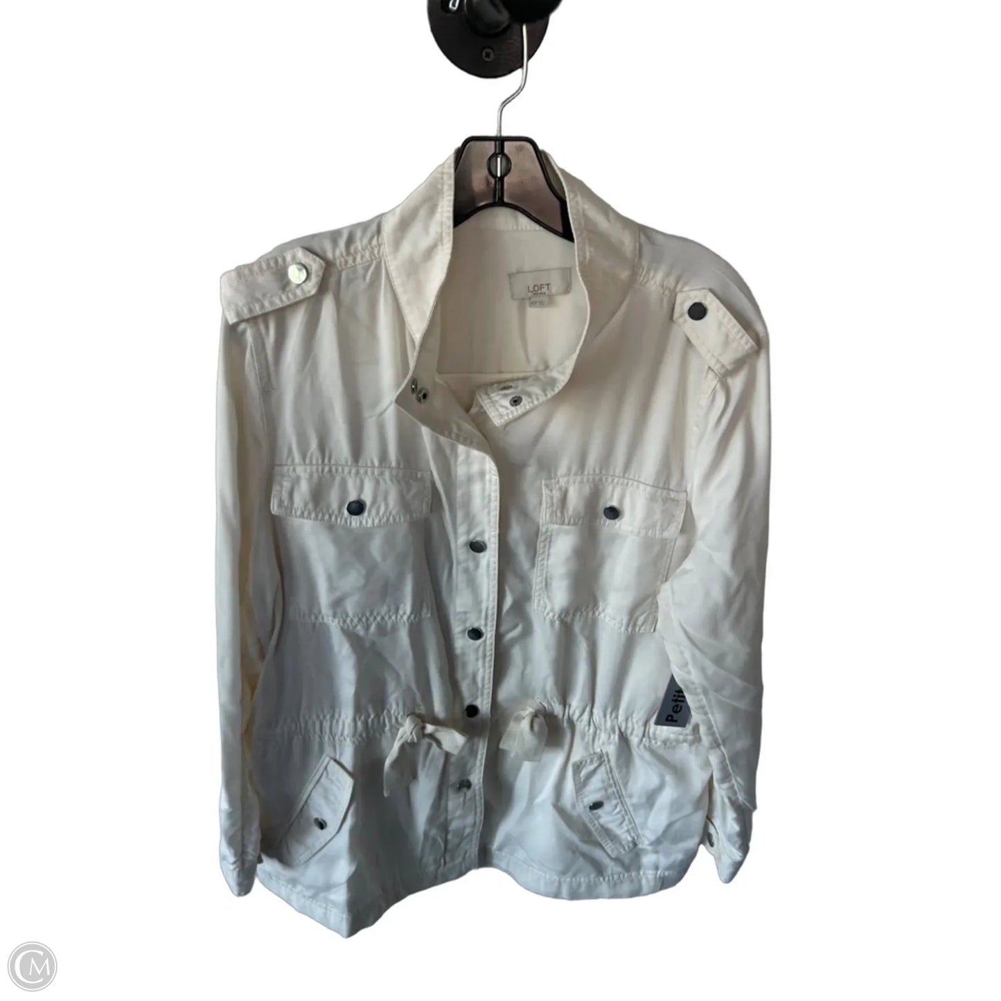Jacket Other By Loft In Cream, Size: Xlp