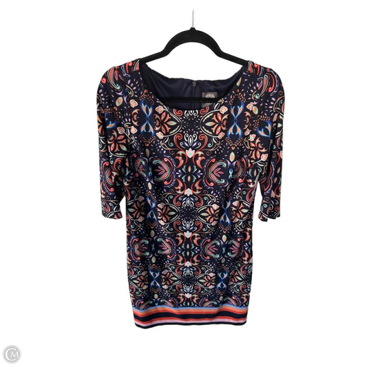 Dress Work By Vince Camuto In Blue & Orange, Size: M
