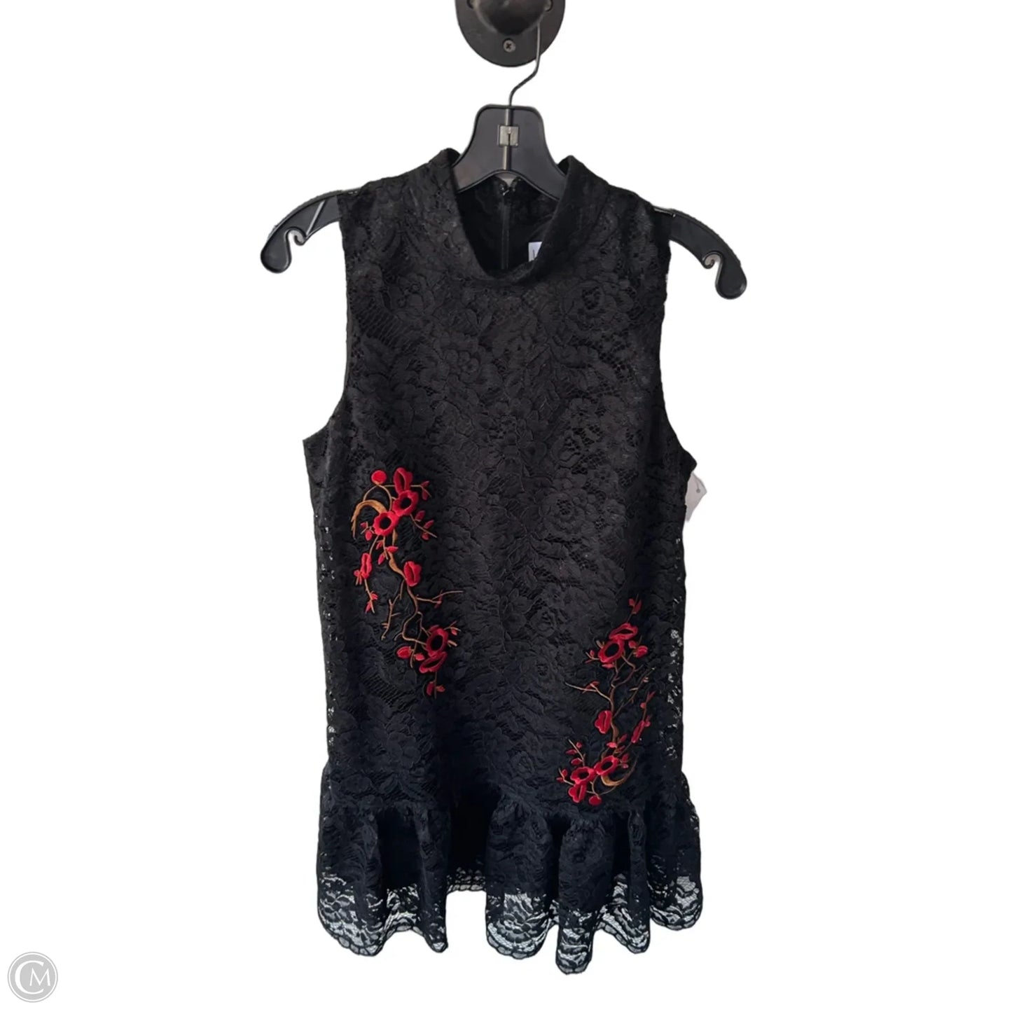 Dress Party Short By Nicole By Nicole Miller In Black & Red, Size: M