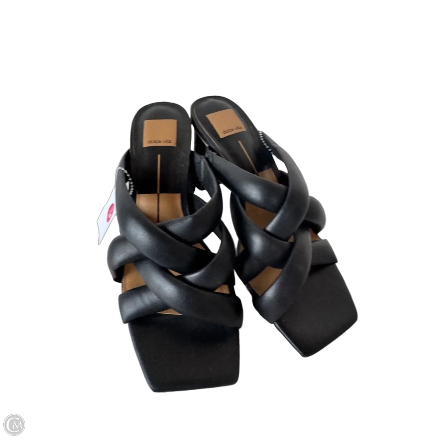 Sandals Heels Block By Dolce Vita In Black, Size: 8.5