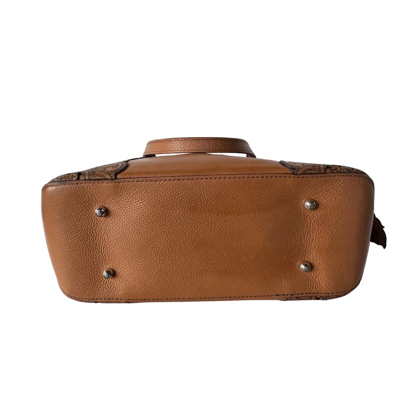 Handbag Leather By Brighton, Size: Medium