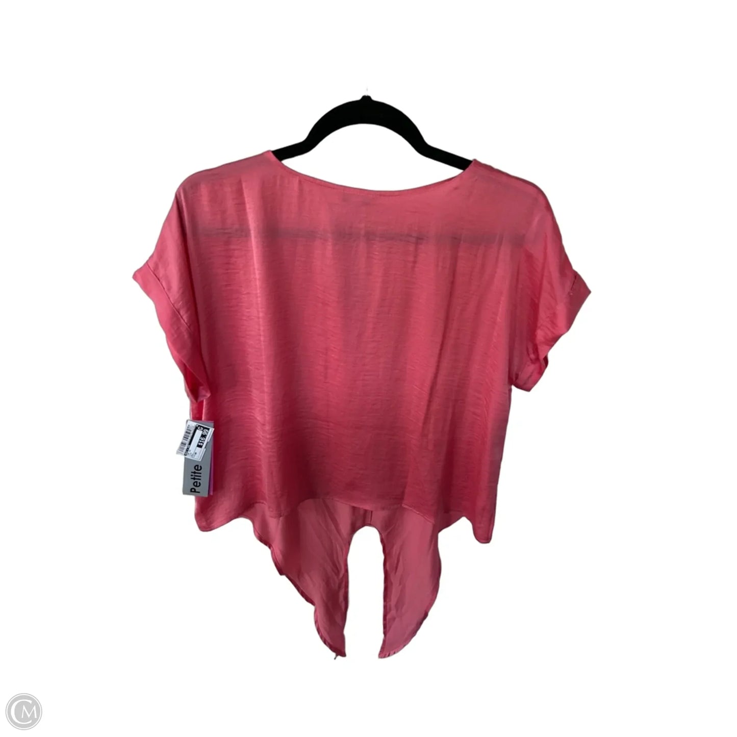 Top Short Sleeve By Nic + Zoe In Pink, Size: Mp