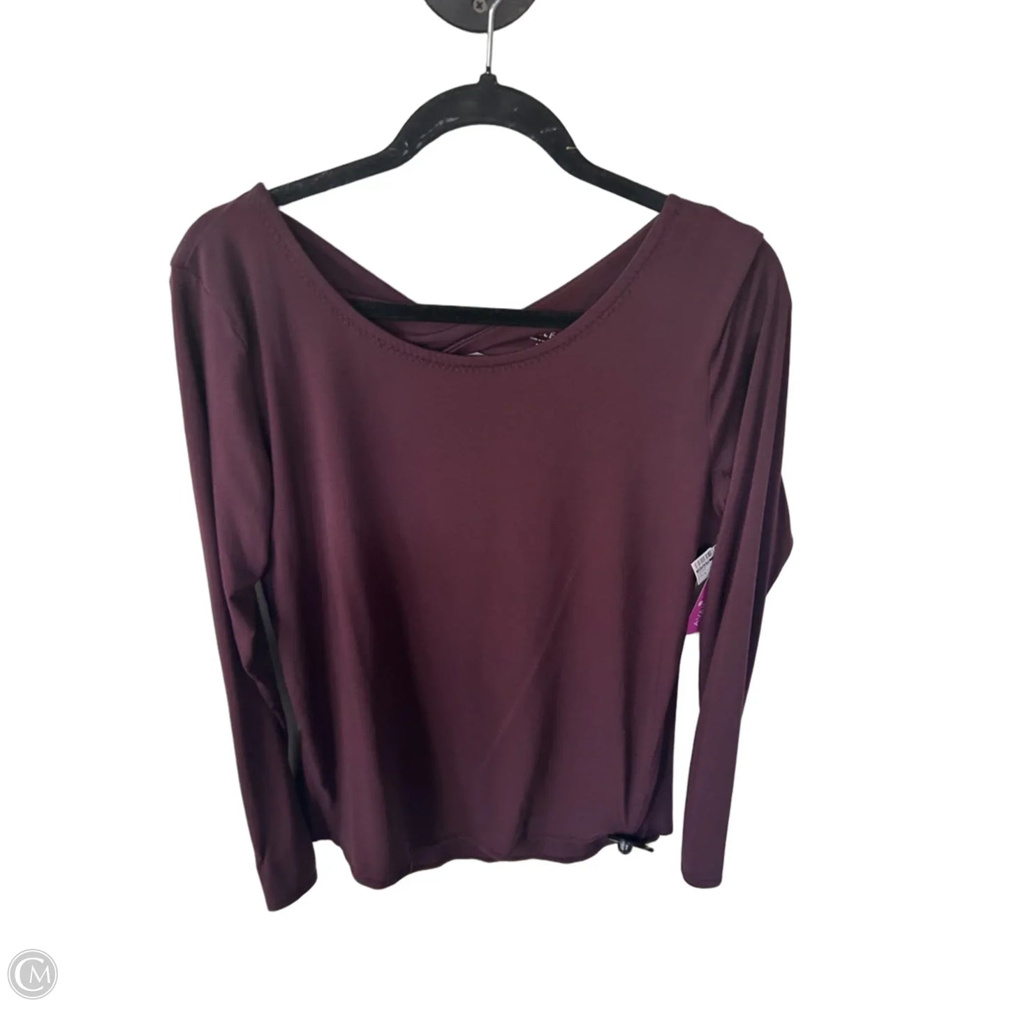 Athletic Top Long Sleeve Crewneck By Athleta In Brown, Size: M