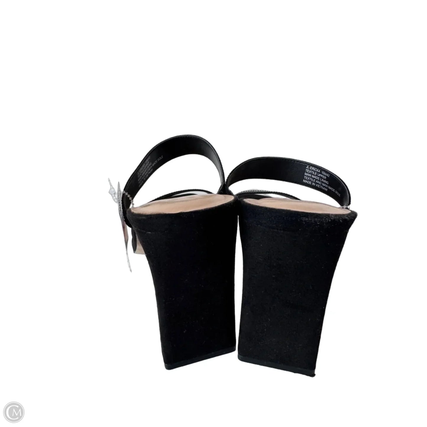 Sandals Heels Block By Jennifer Lopez In Black, Size: 10