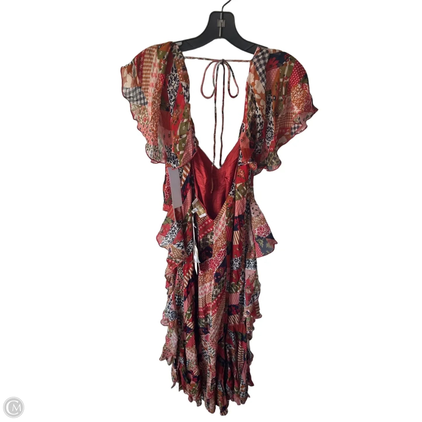 Dress Party Long By Anthropologie In Red & White, Size: S