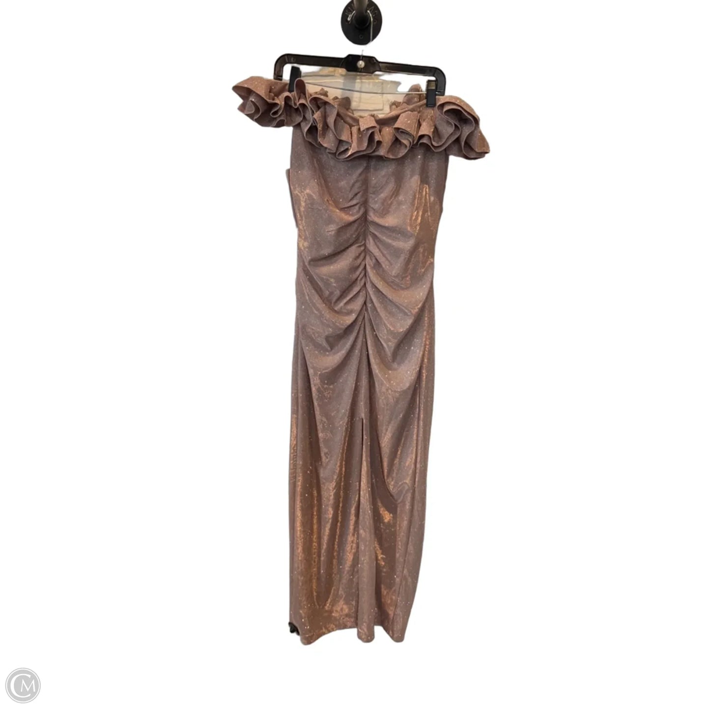 Dress Designer By Xscape In Pink & Silver, Size: M