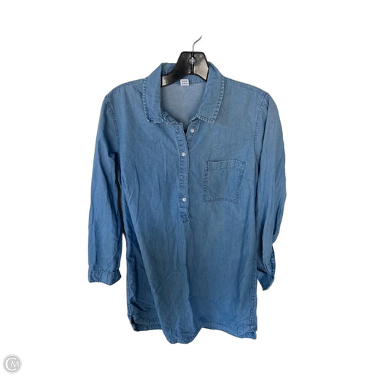 Dress Casual Short By Old Navy In Blue Denim, Size: M