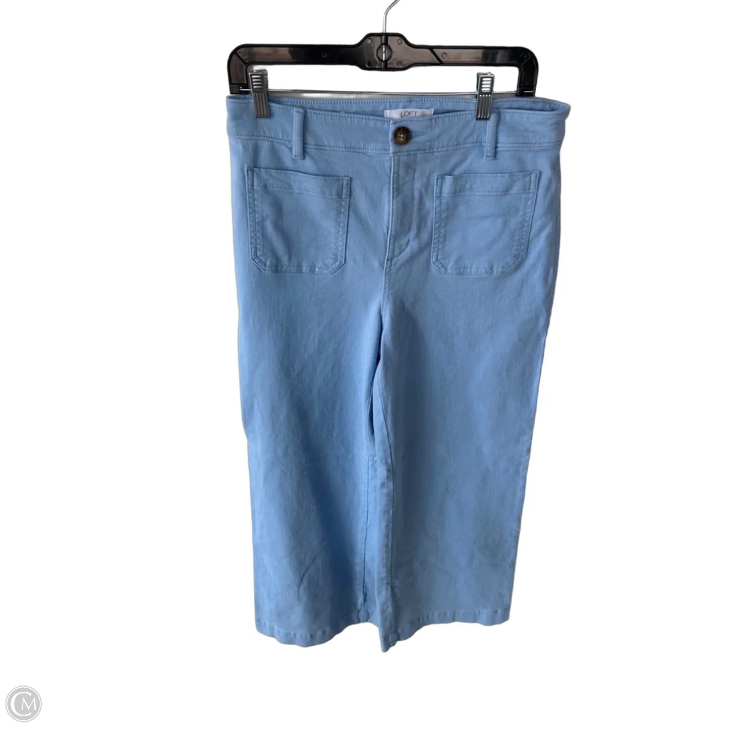 Pants Wide Leg By Loft In Blue, Size: 8