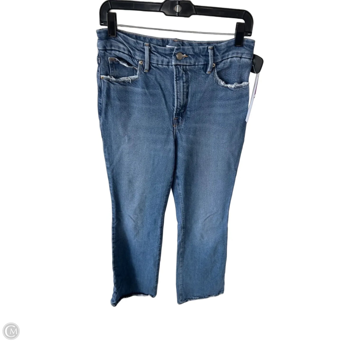 Jeans Boot Cut By Good American In Blue Denim, Size: 6