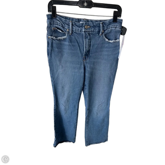 Jeans Boot Cut By Good American In Blue Denim, Size: 6