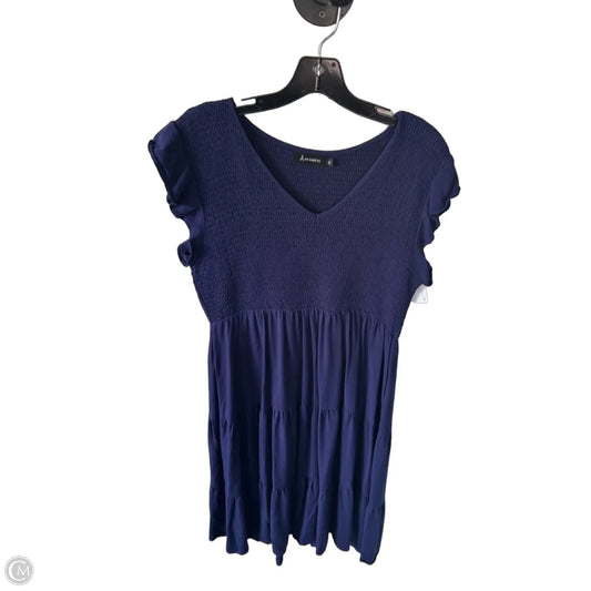 Dress Casual Short By Anrabess In Blue, Size: Xl