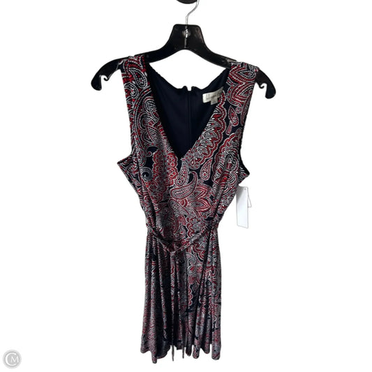 Dress Work By Clothes Mentor In Blue & Red & White, Size: L