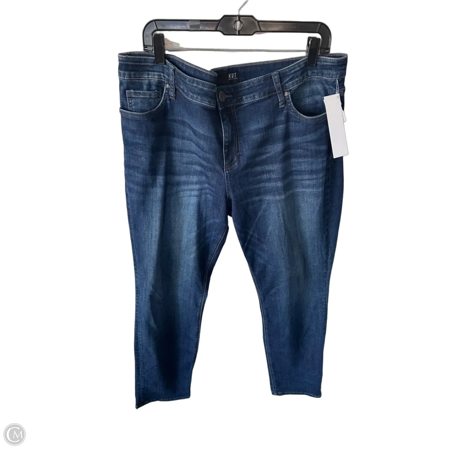 Jeans Boyfriend By Kut In Blue Denim, Size: 16
