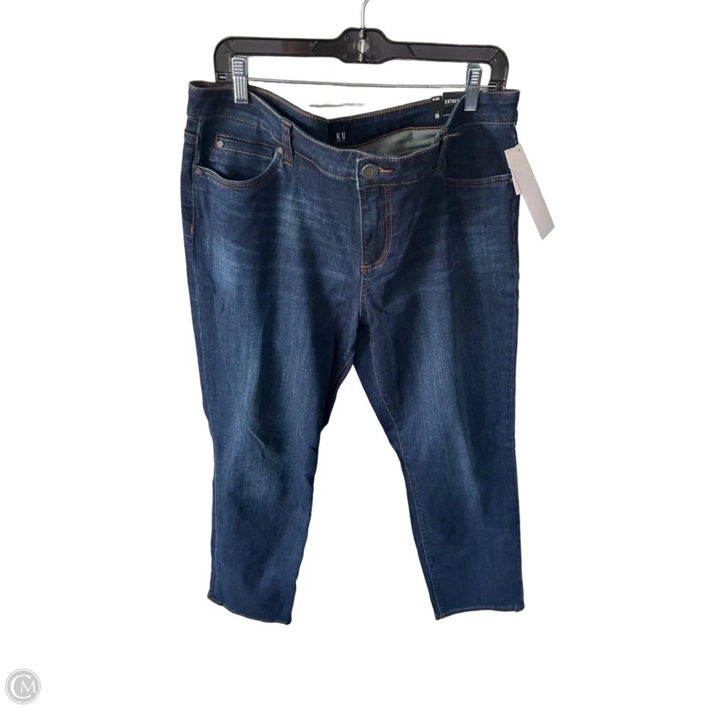 Jeans Boyfriend By Kut In Blue Denim, Size: 16