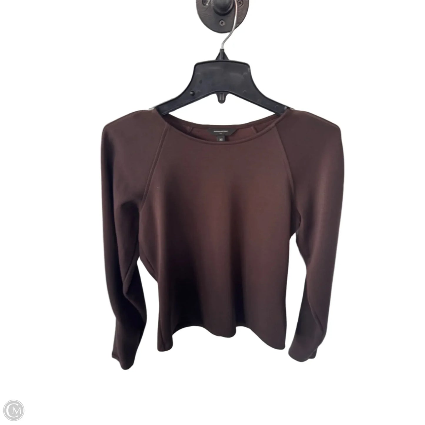Top Long Sleeve By Banana Republic In Brown, Size: Xs
