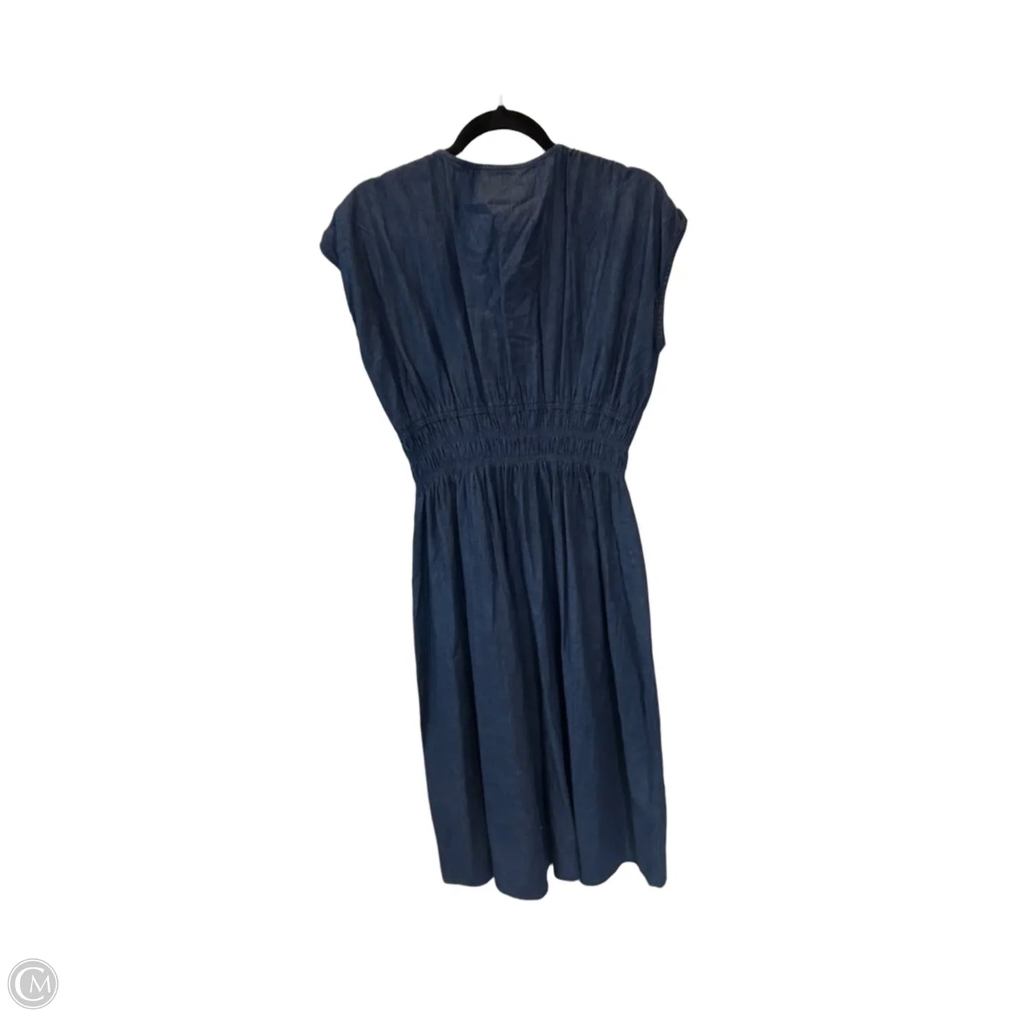 Dress Casual Midi By Clothes Mentor In Blue Denim, Size: L