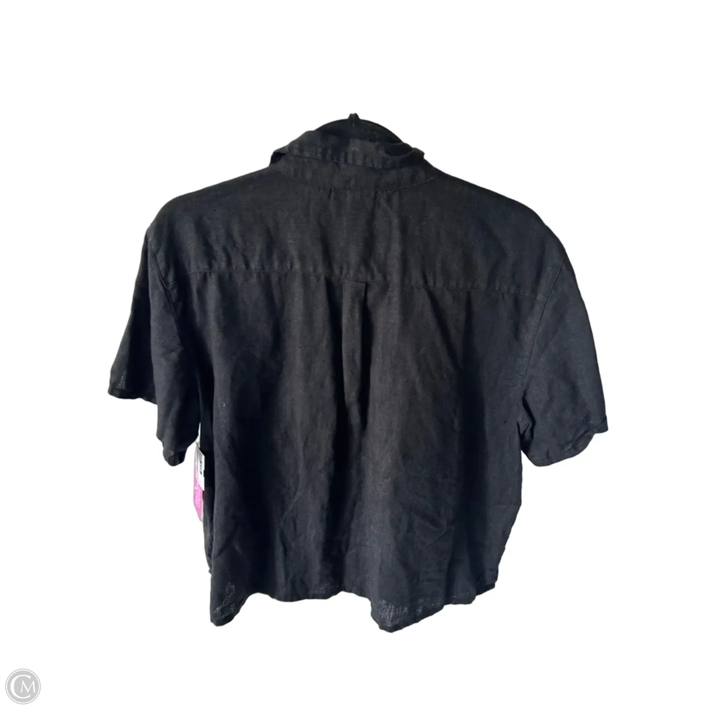 Top Short Sleeve By Chicos In Black, Size: L