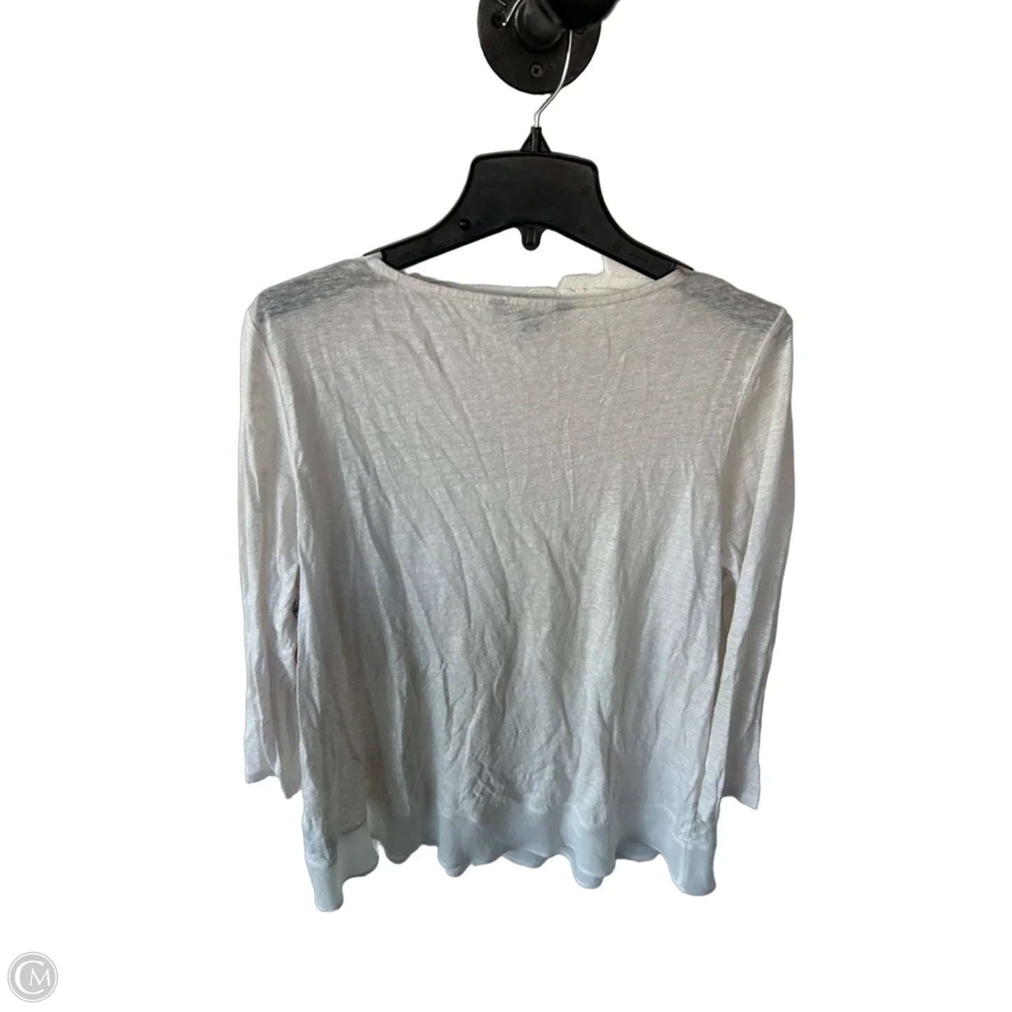 Top 3/4 Sleeve By Lauren By Ralph Lauren In Tan, Size: L