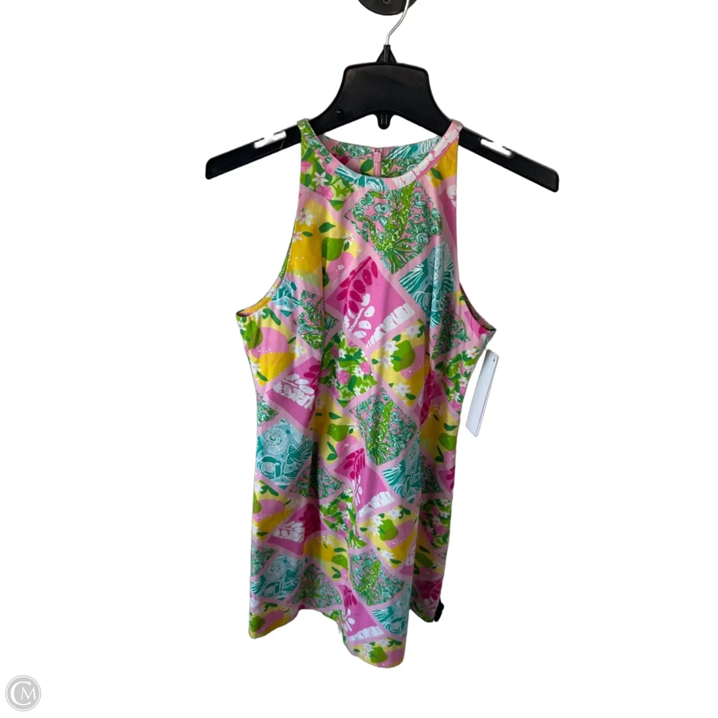 Dress Designer By Lilly Pulitzer In Pink & Yellow, Size: M