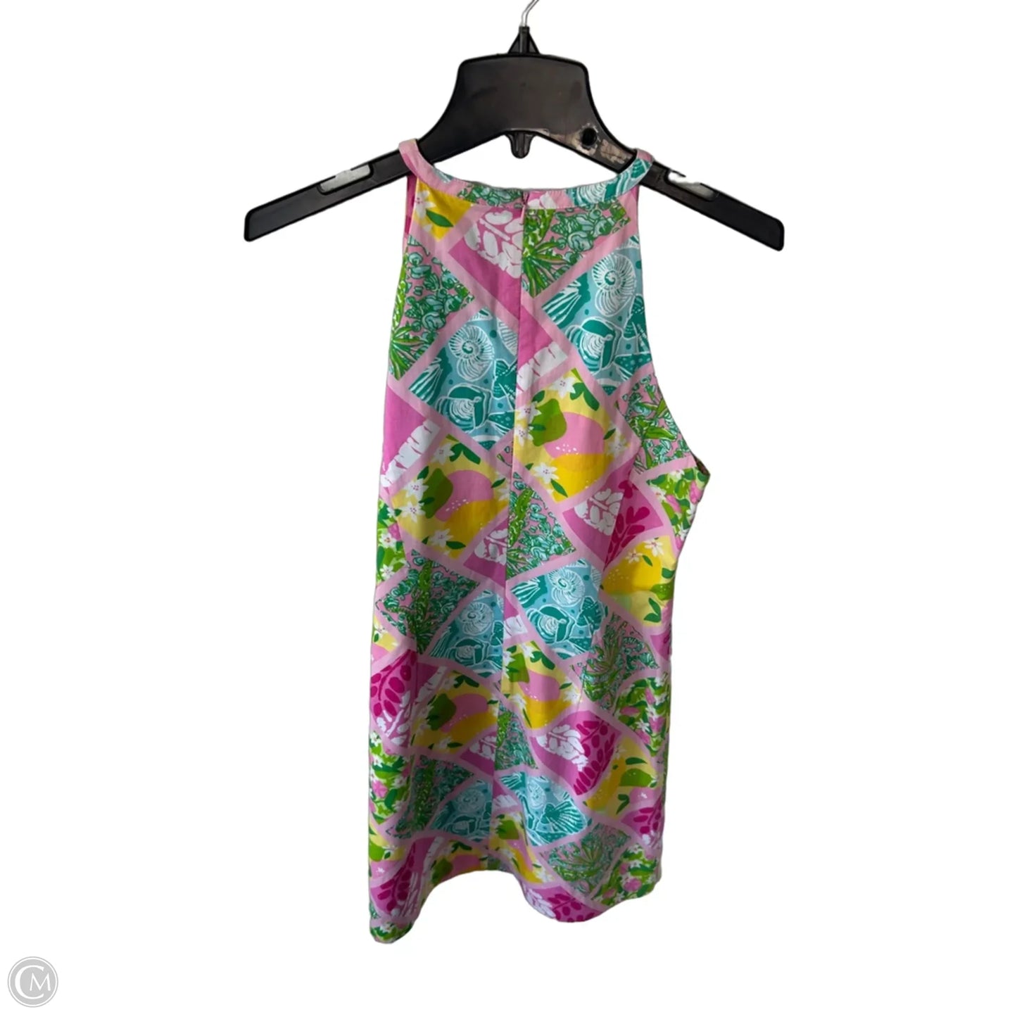 Dress Designer By Lilly Pulitzer In Pink & Yellow, Size: M