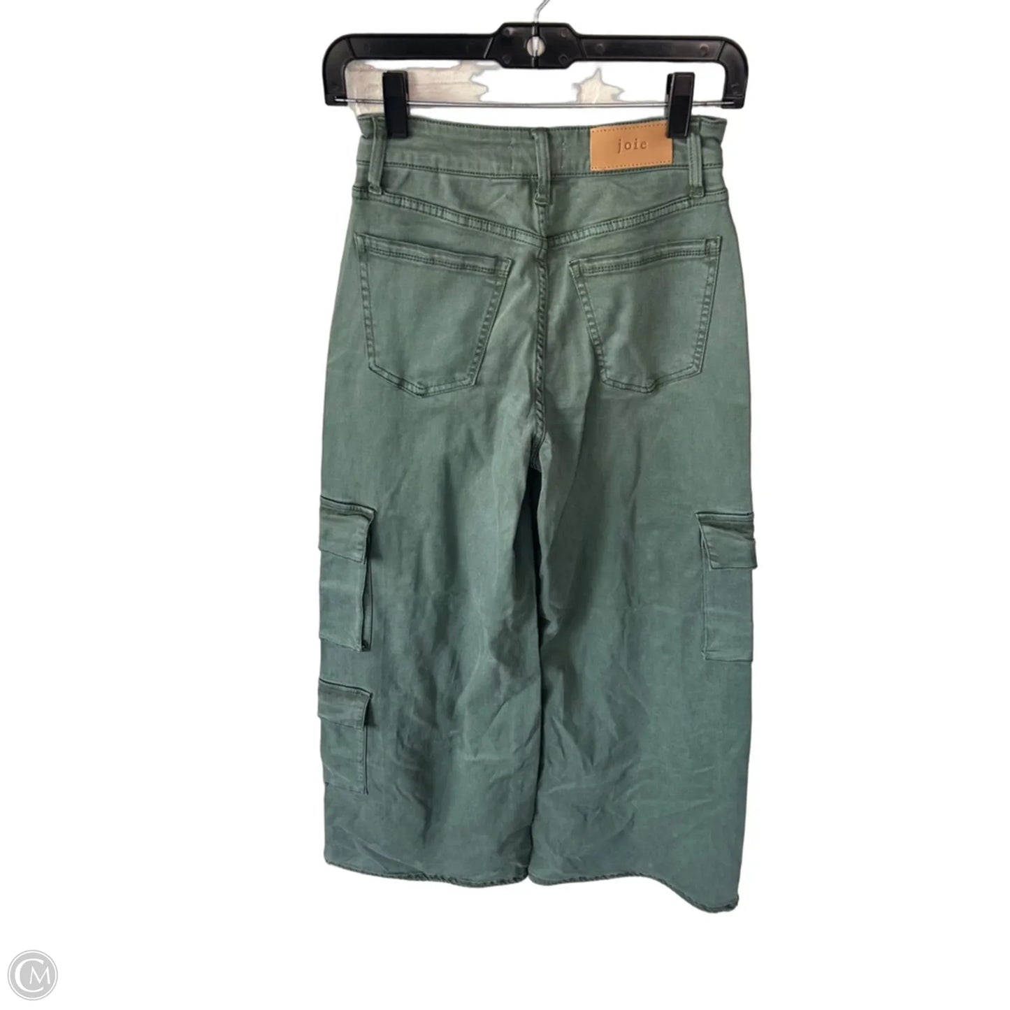 Jeans Wide Leg By Joie In Green Denim, Size: 0