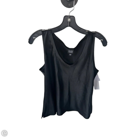 Top Sleeveless By Eileen Fisher In Black, Size: L