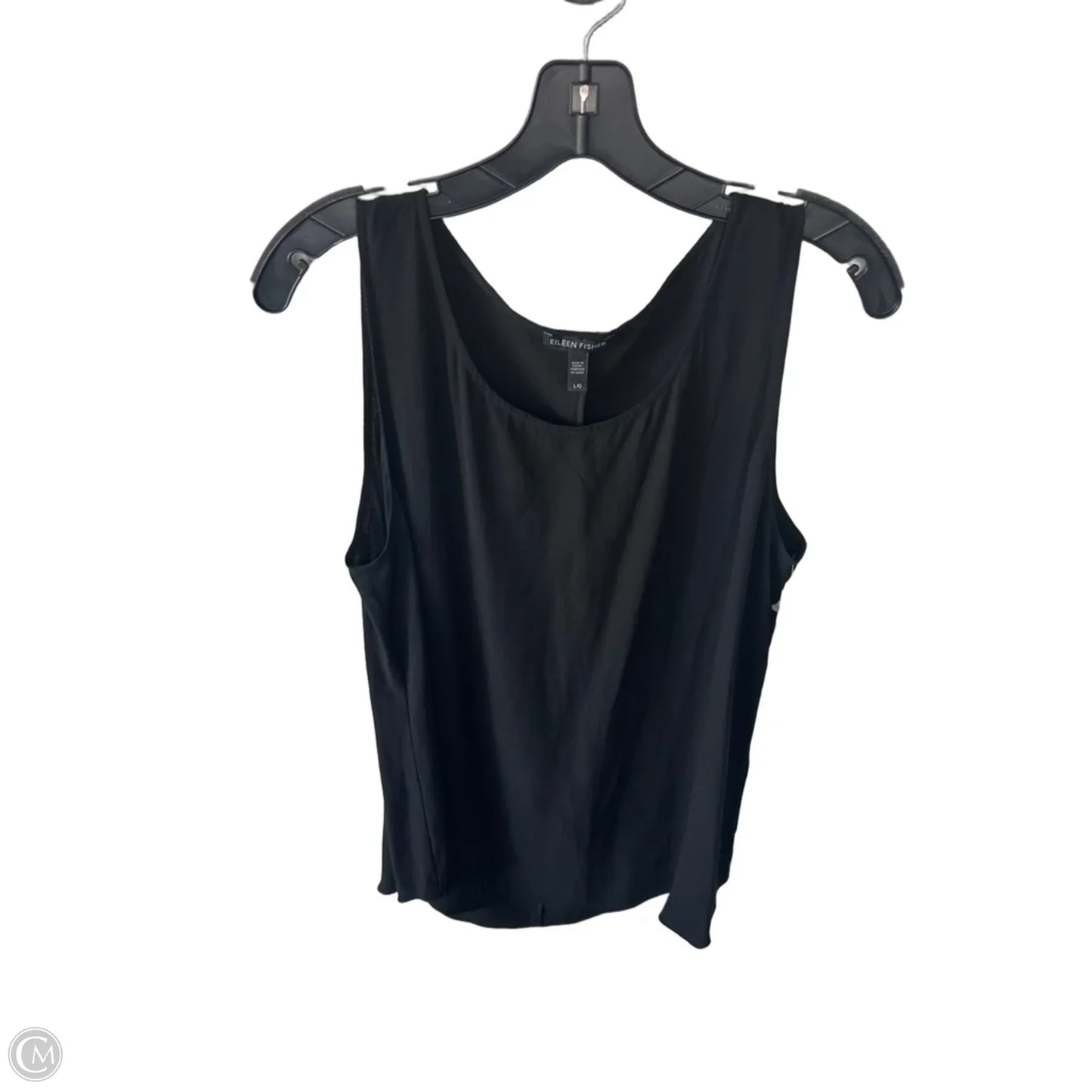 Top Sleeveless By Eileen Fisher In Black, Size: L