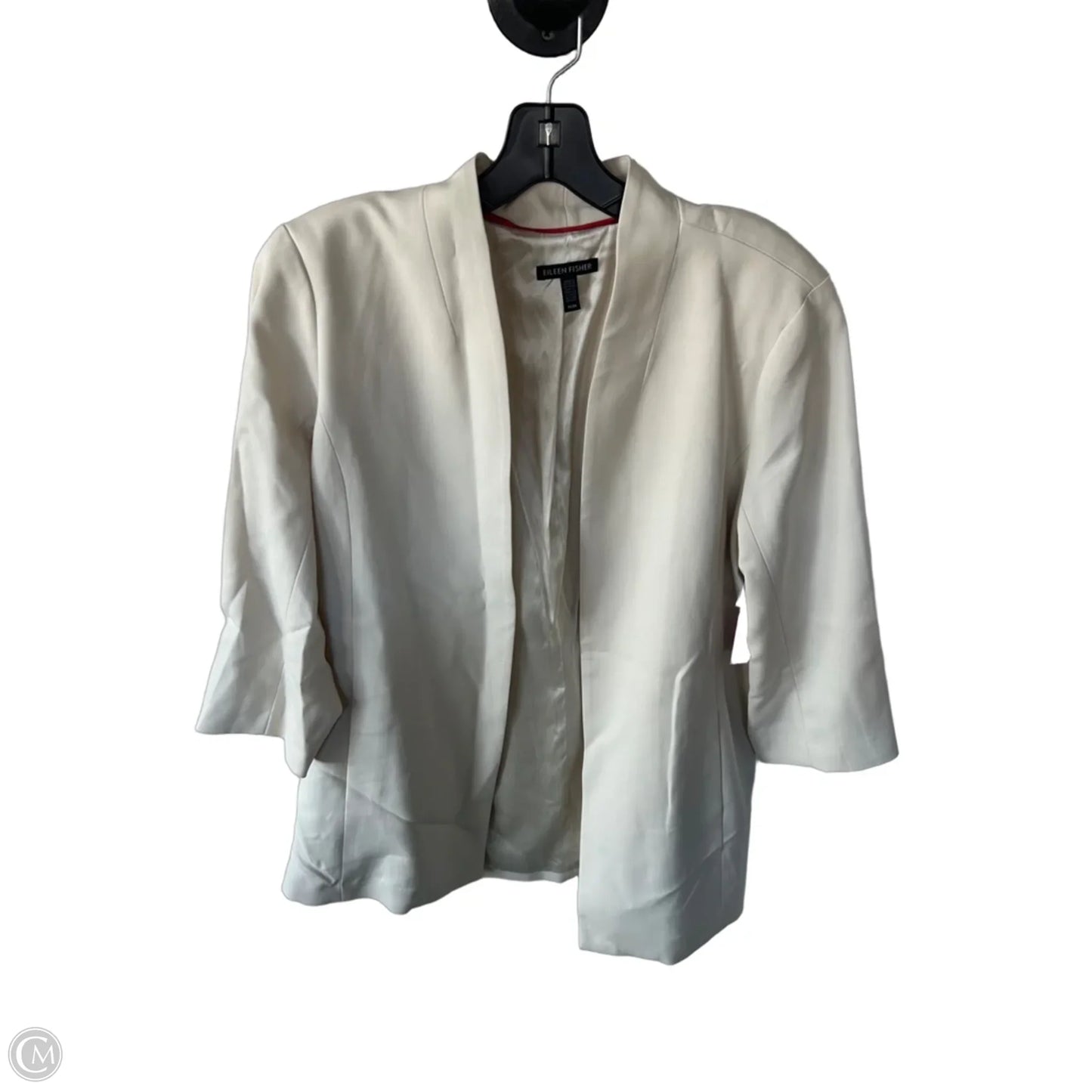 Blazer By Eileen Fisher In Cream, Size: M