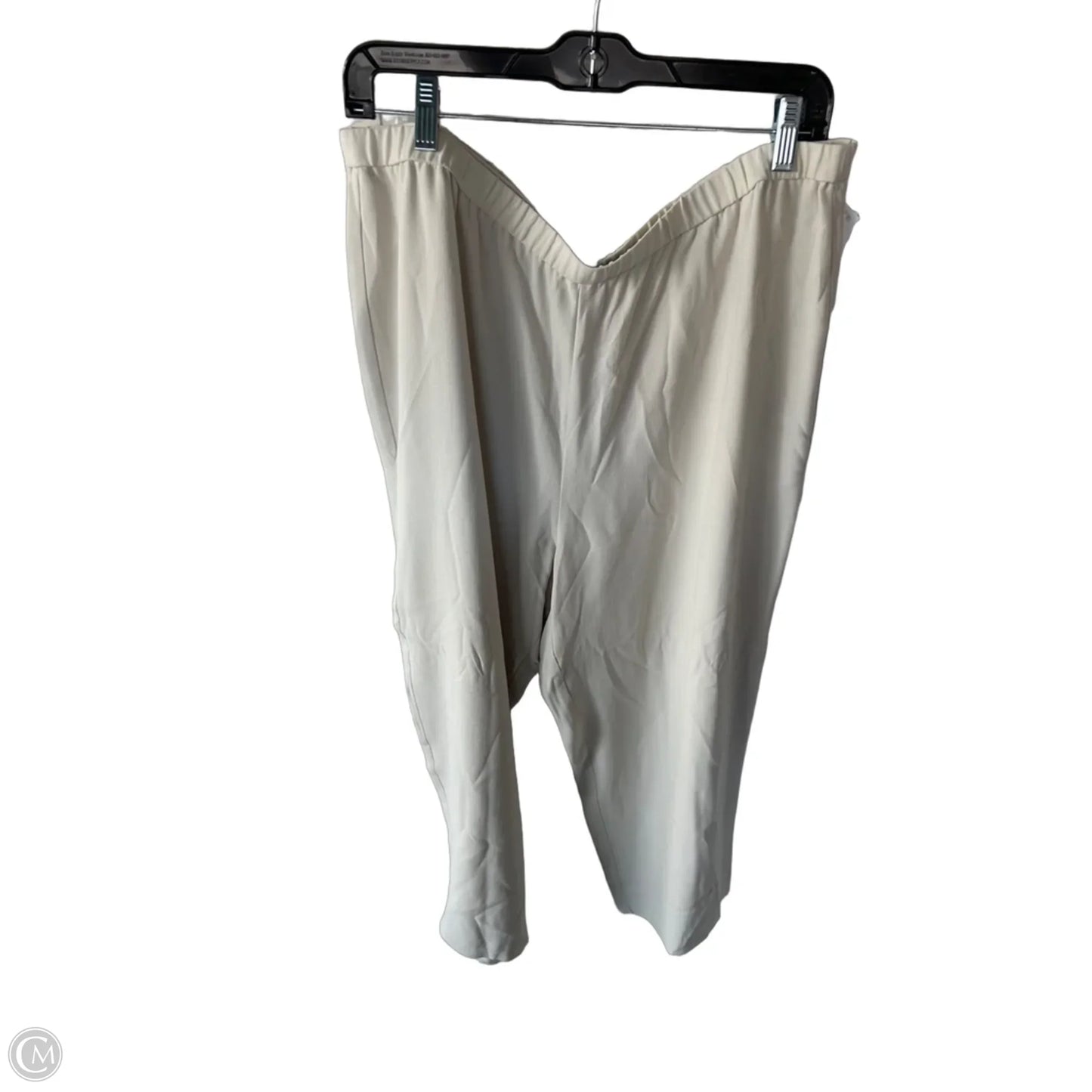 Pants Cropped By Eileen Fisher In Tan, Size: L