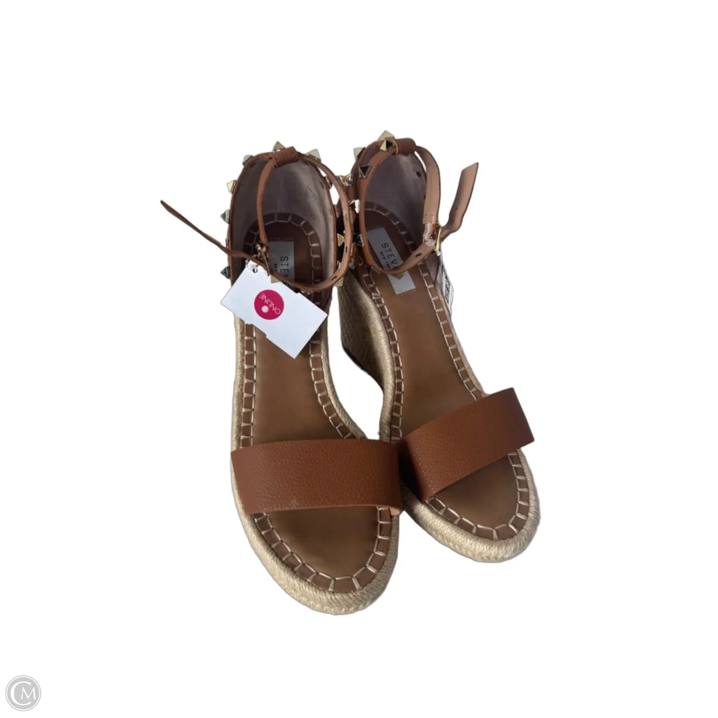 Shoes Heels Wedge By Clothes Mentor In Brown & Tan, Size: 9