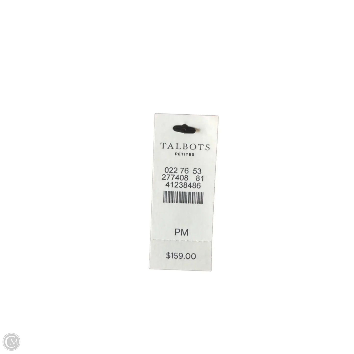 Vest Sweater By Talbots In Black & Cream, Size: Mp