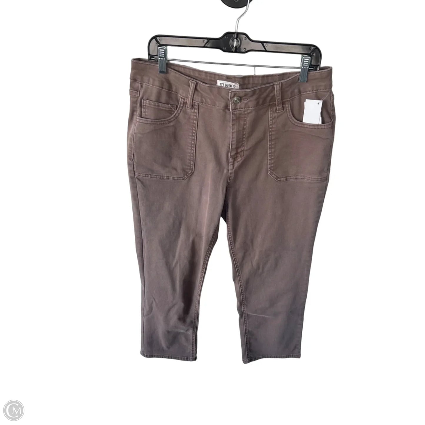 Jeans Straight By Maurices In Brown Denim, Size: 14