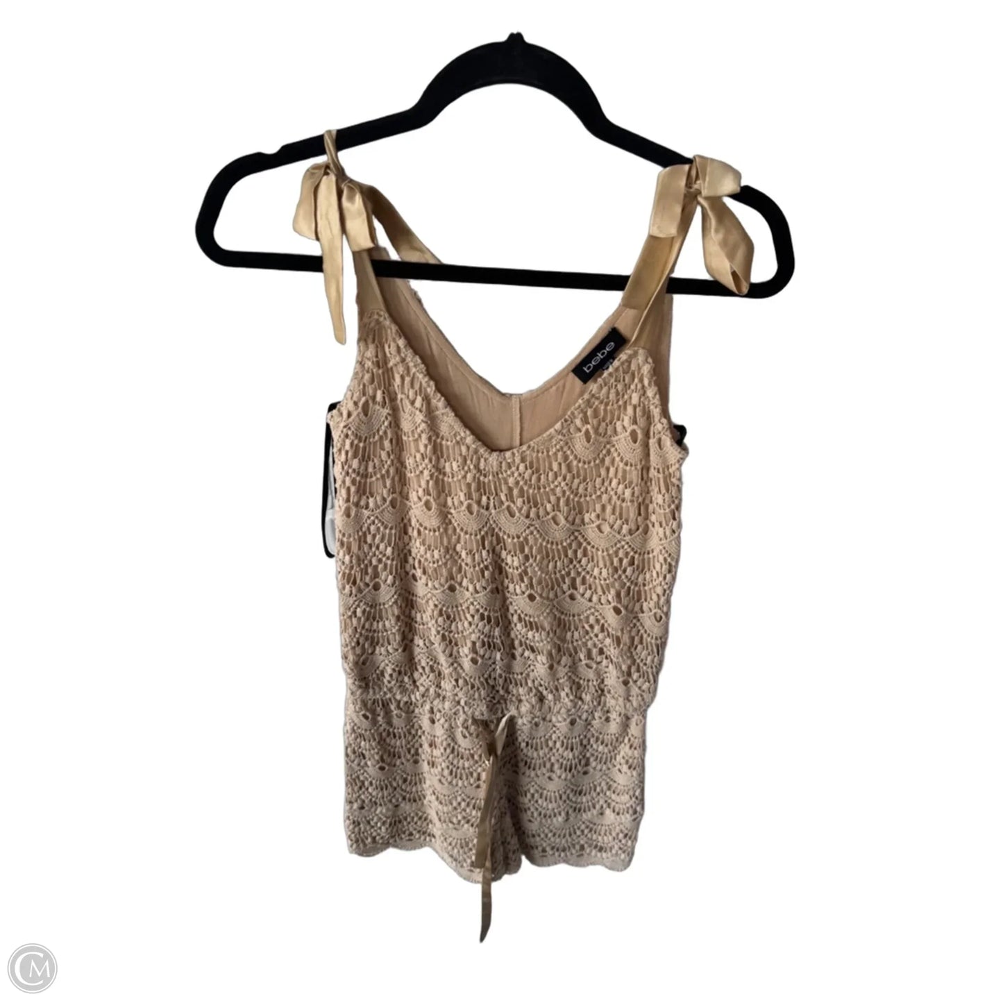 Romper By Bebe In Tan, Size: Xs