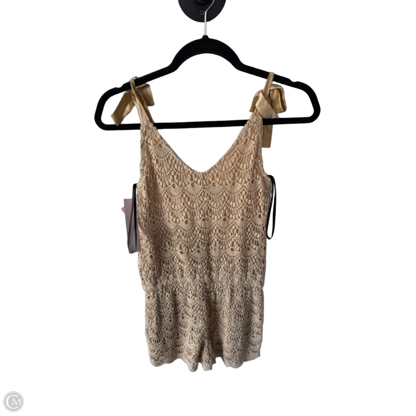 Romper By Bebe In Tan, Size: Xs