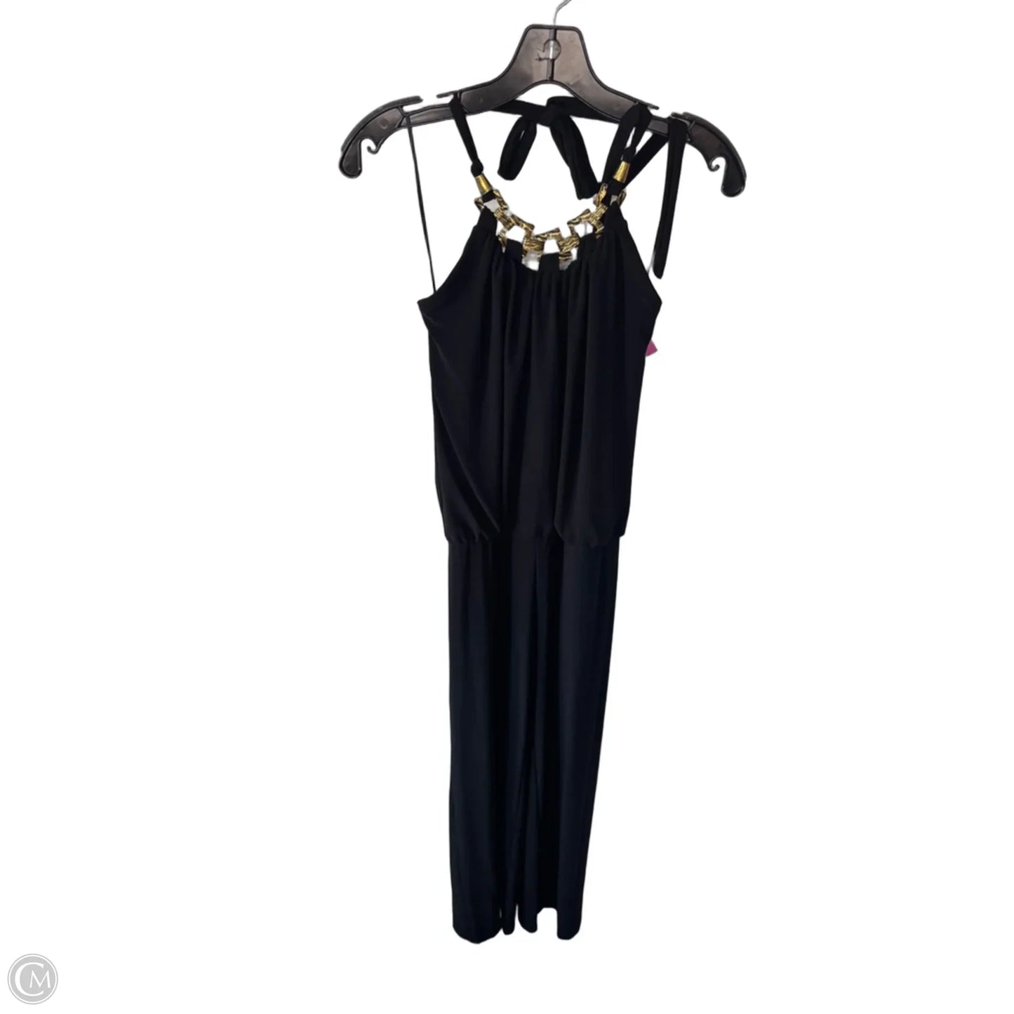 Jumpsuit By Cache In Black & Gold, Size: Xs