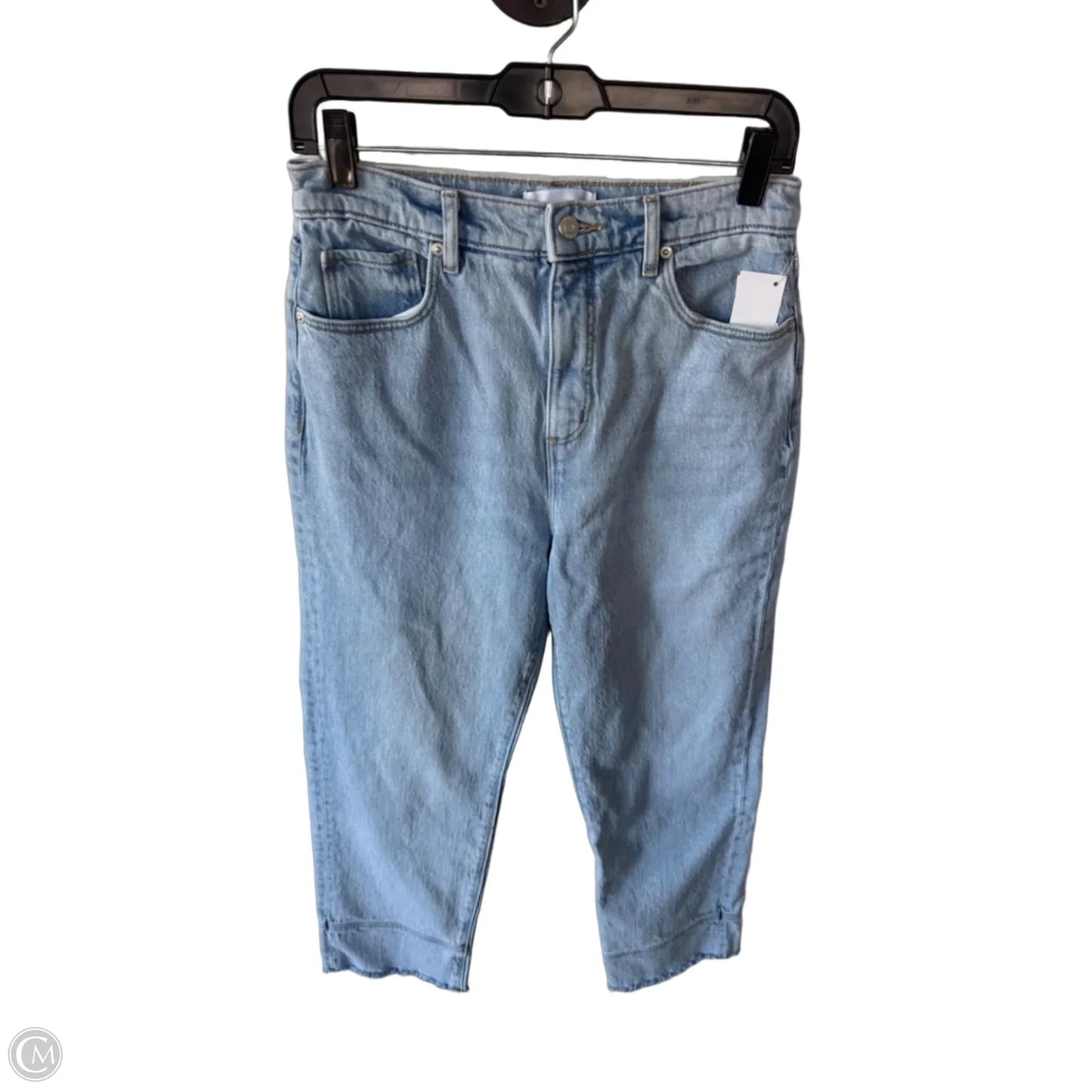Jeans Straight By Loft In Blue Denim, Size: 4